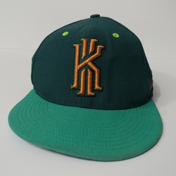Nike Other - Nike Kyrie Irving Limited Ed. Green Gold Cap Hat